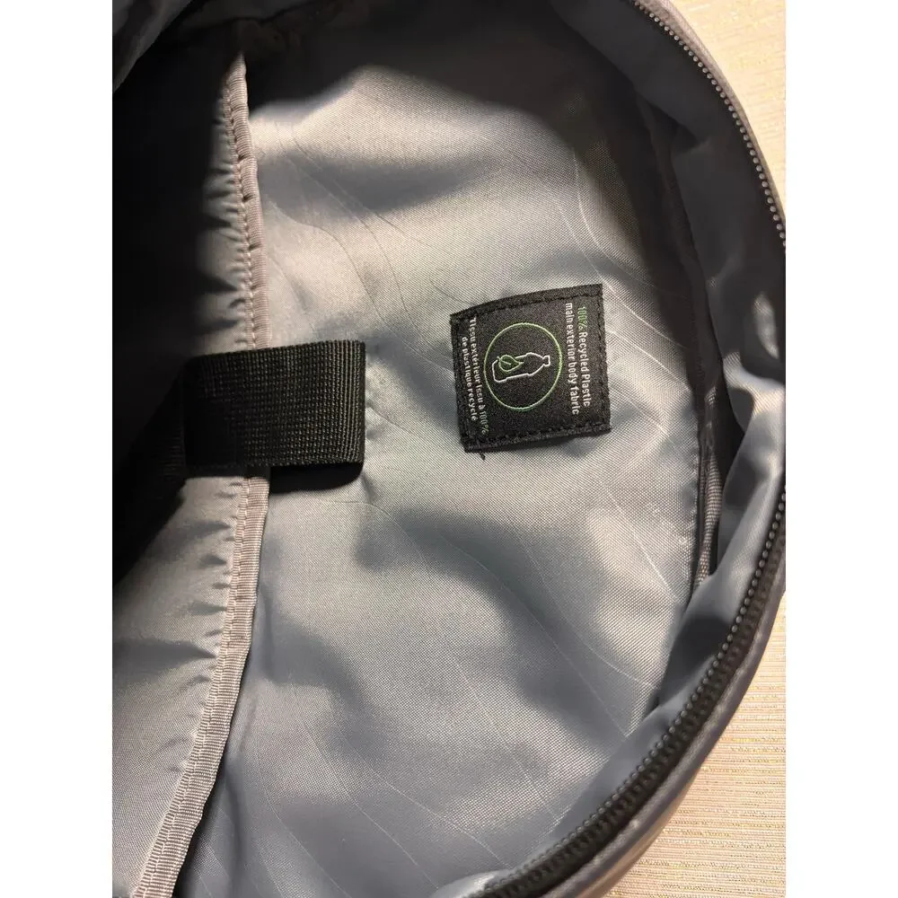 NEW Gray Silver Dell Laptop Bag Bookbag Backpack Internal Compartments Pockets!